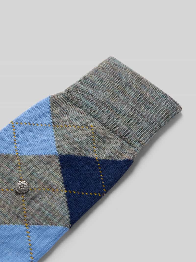 Burlington Sokken van scheerwolmix model 'EDINBURGH'