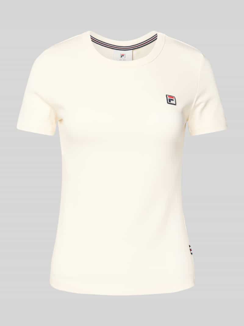 Fila T-shirt met labelstitching model 'BIELLA'