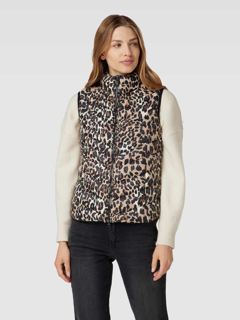 Bodywarmer met dierenprint Christian Berg Woman