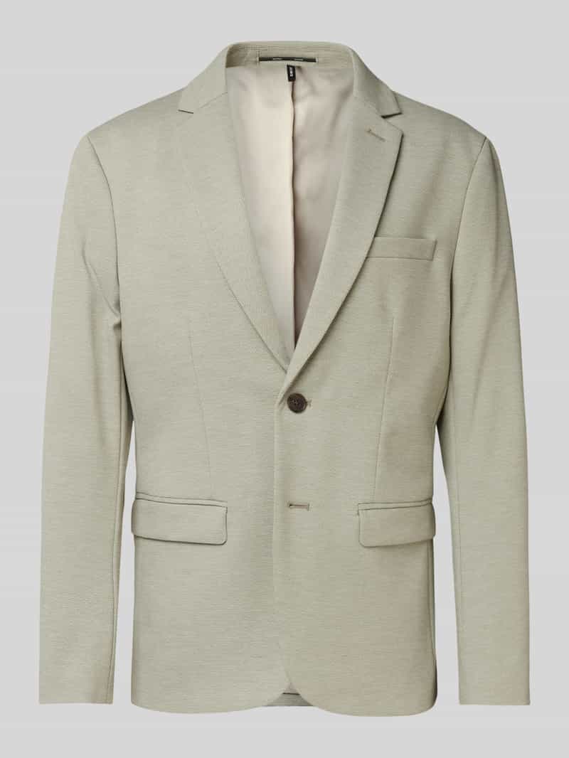 Selected Homme Slim fit colbert met klepzakken model 'SLIMAITOR'