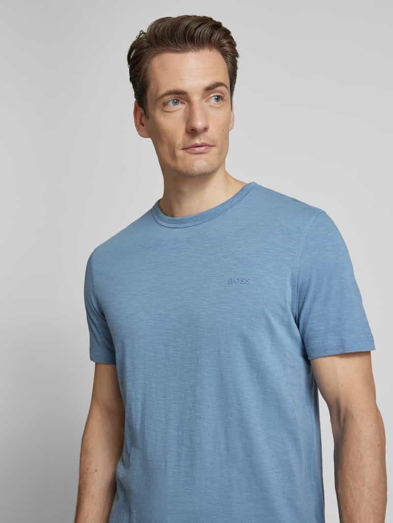Boss Orange T-shirt met labelprint model 'Tegood'