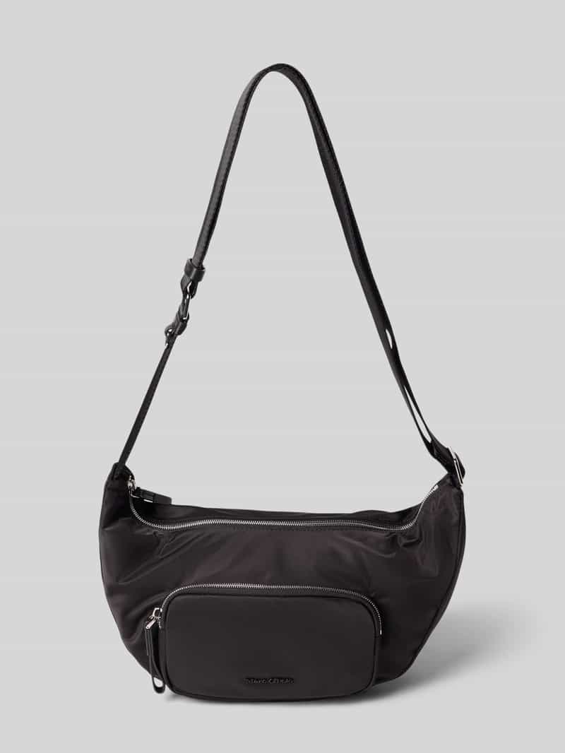 Marc O'Polo Schoudertas met echt runderleer model 'NANJA'