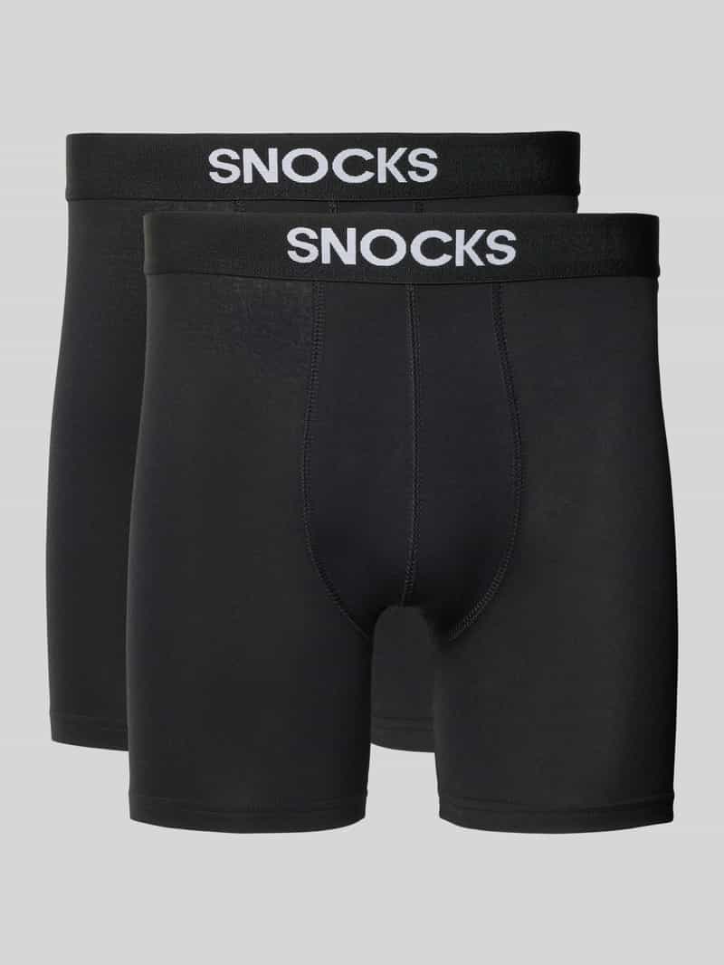 Boxershort met elastische band met label