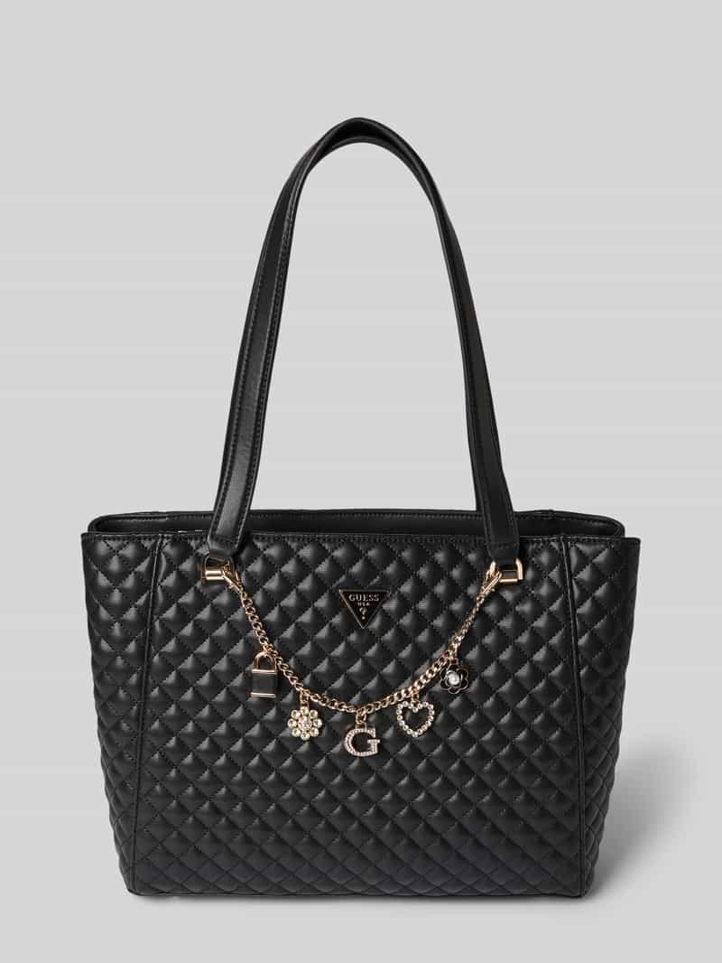 Guess Handtas met doorgestikte naden model 'EVERLEE NOEL'