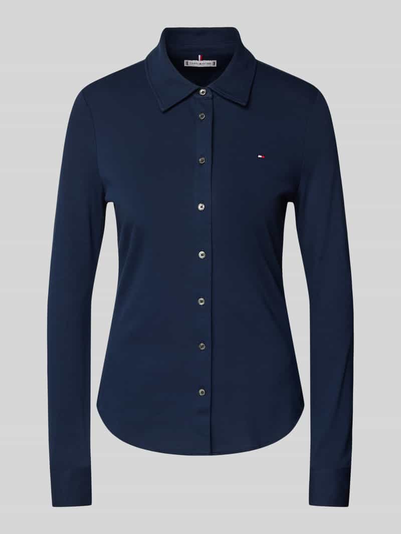 Tommy Hilfiger Slim fit overhemdblouse in design met lange mouwen model '1985'