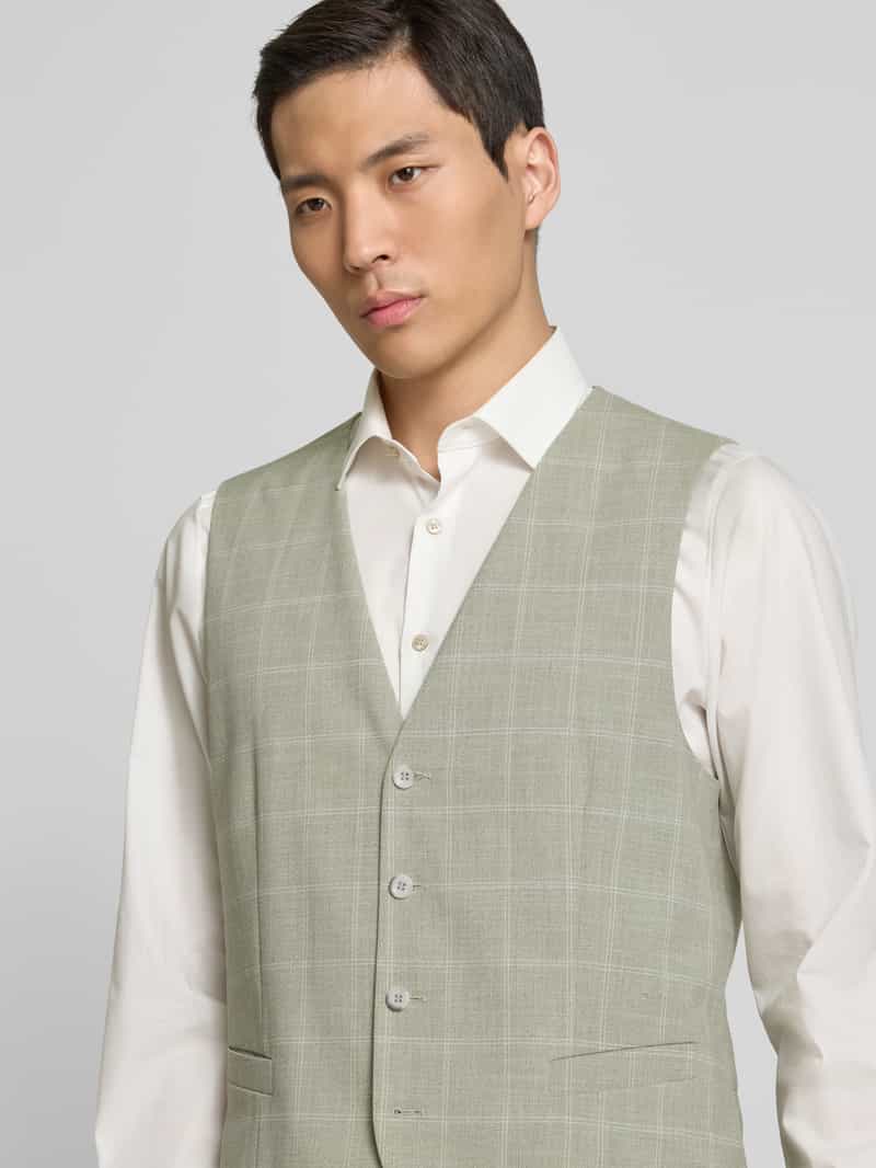 Strellson Slim fit gilet met knoopsluiting