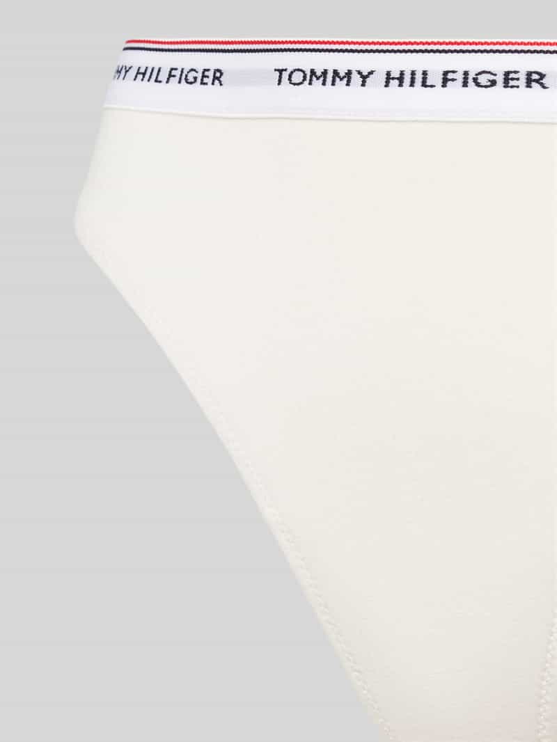 Tommy Hilfiger String met label in band in een set van 3 stuks model 'PREMIUM ESSENTIALS'