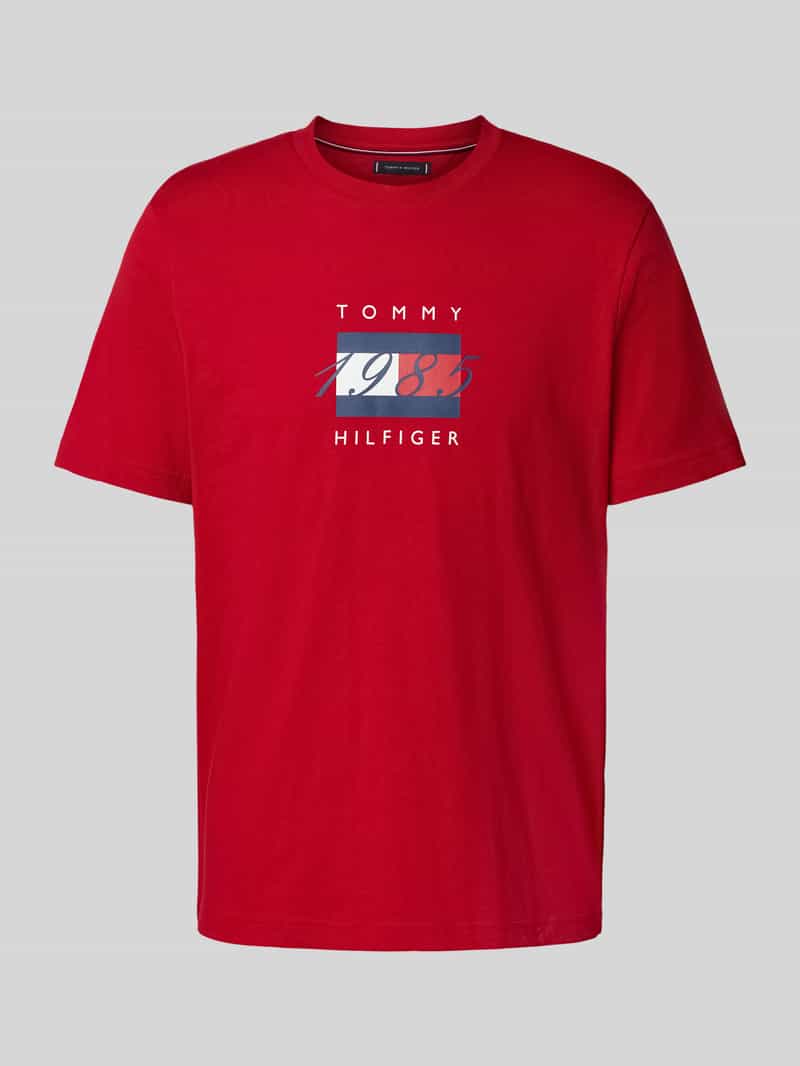 Tommy Hilfiger Regular fit T-shirt van puur katoen
