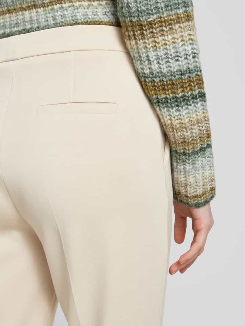 RAFFAELLO ROSSI Straight leg stoffen broek in verkorte pasvorm model 'RENEÉ'