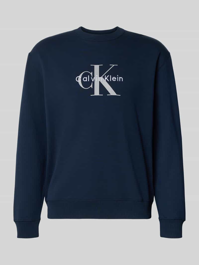 Calvin Klein Jeans Regular fit sweatshirt met logoprint model 'Terry'