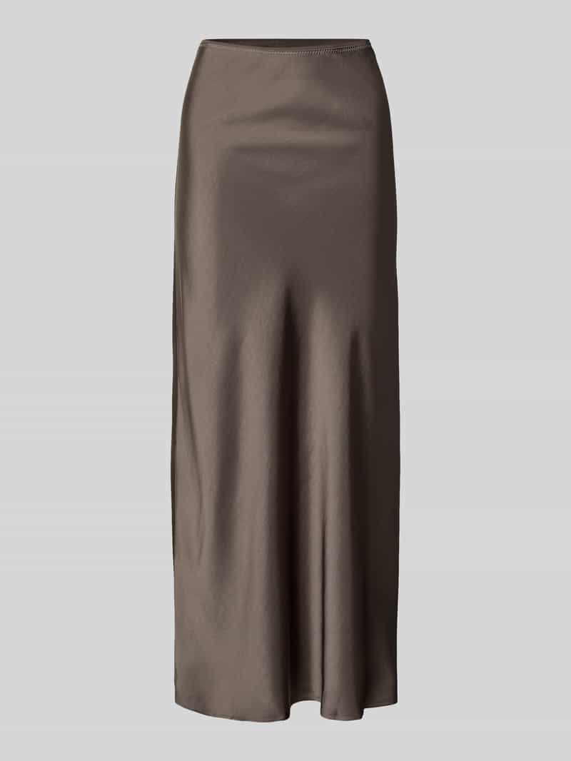 NEO NOIR Midirok van satijn met elastische band model 'URA'