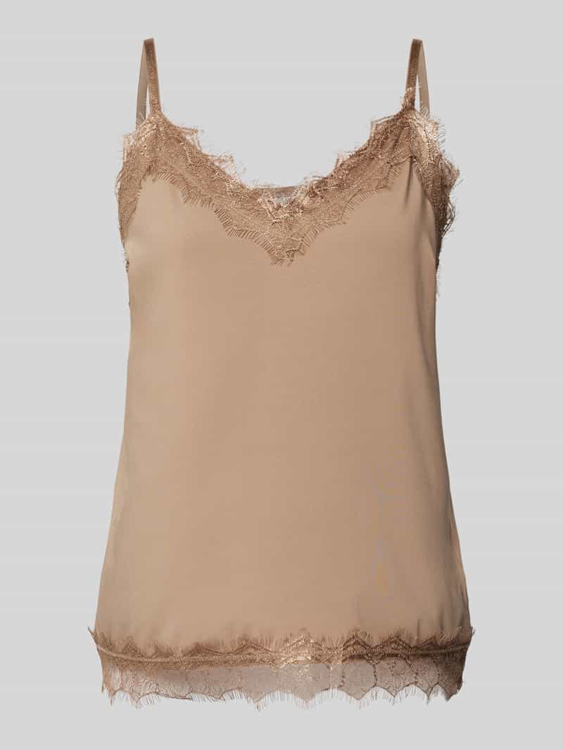 FREE QUENT Top met bandjes en franjes model 'BICCO'