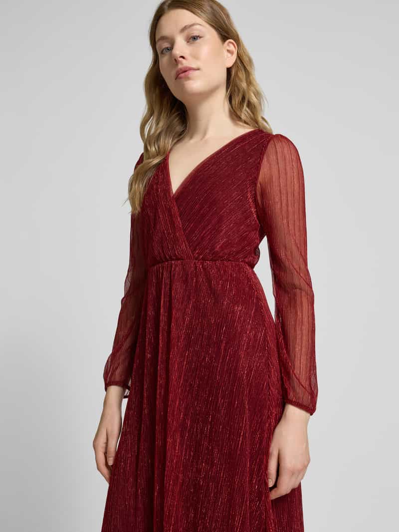 ZABAIONE Midi-jurk in semi-transparant design