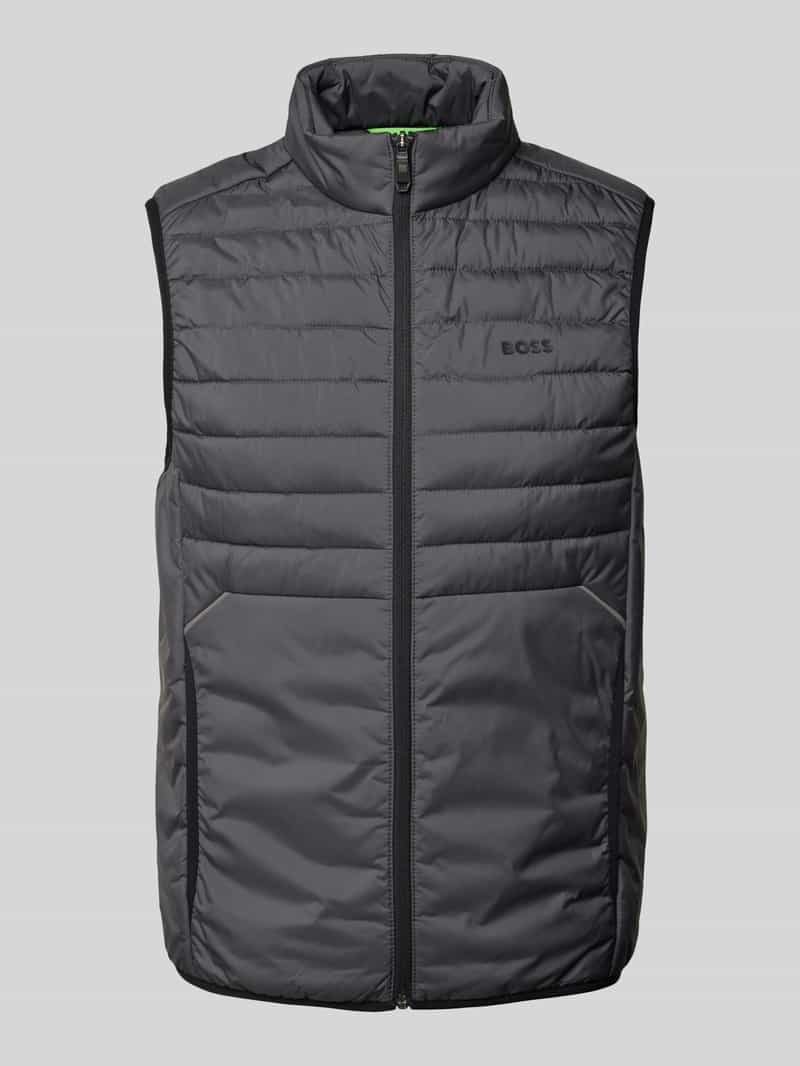 BOSS Green Bodywarmer met opstaande kraag model 'Thor'