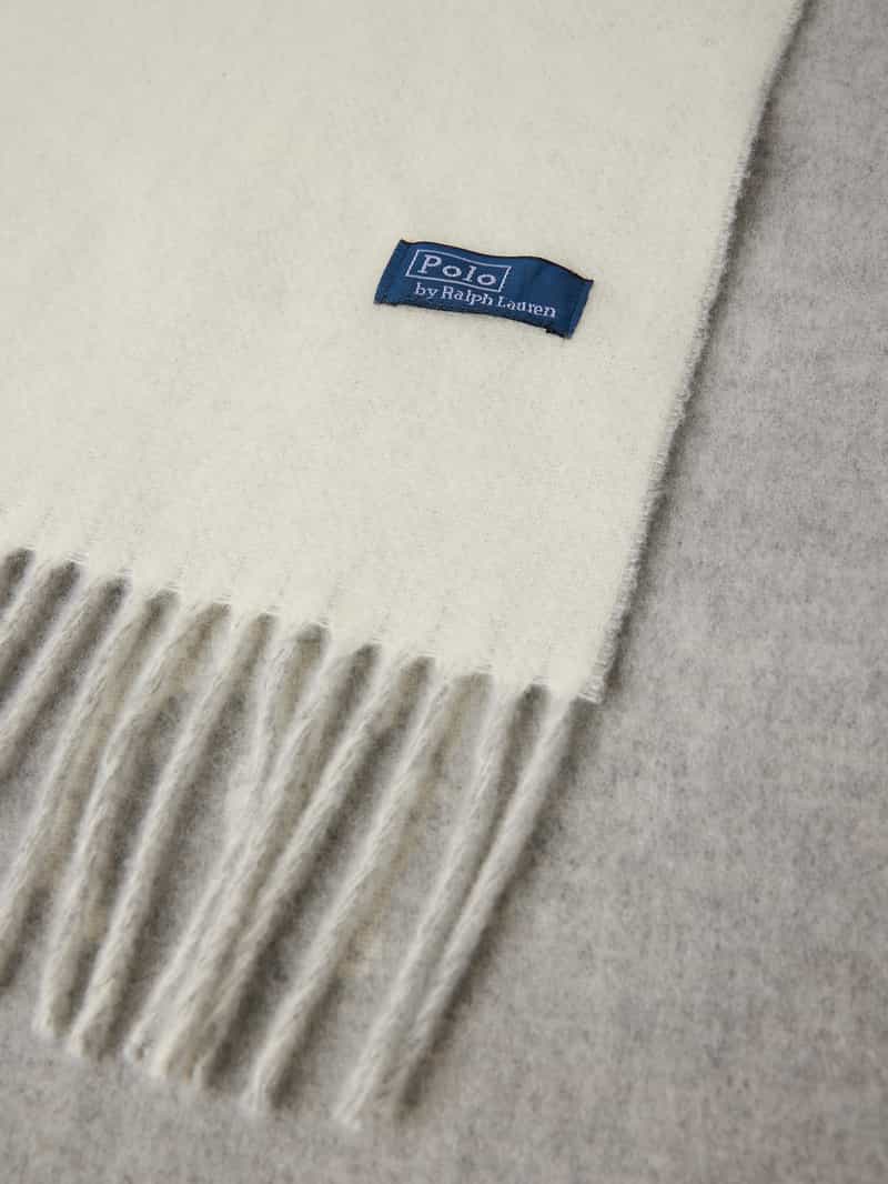 Polo Ralph Lauren Sjaal van wol met franjes