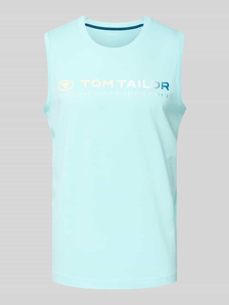 Tom Tailor Tanktop met labelprint