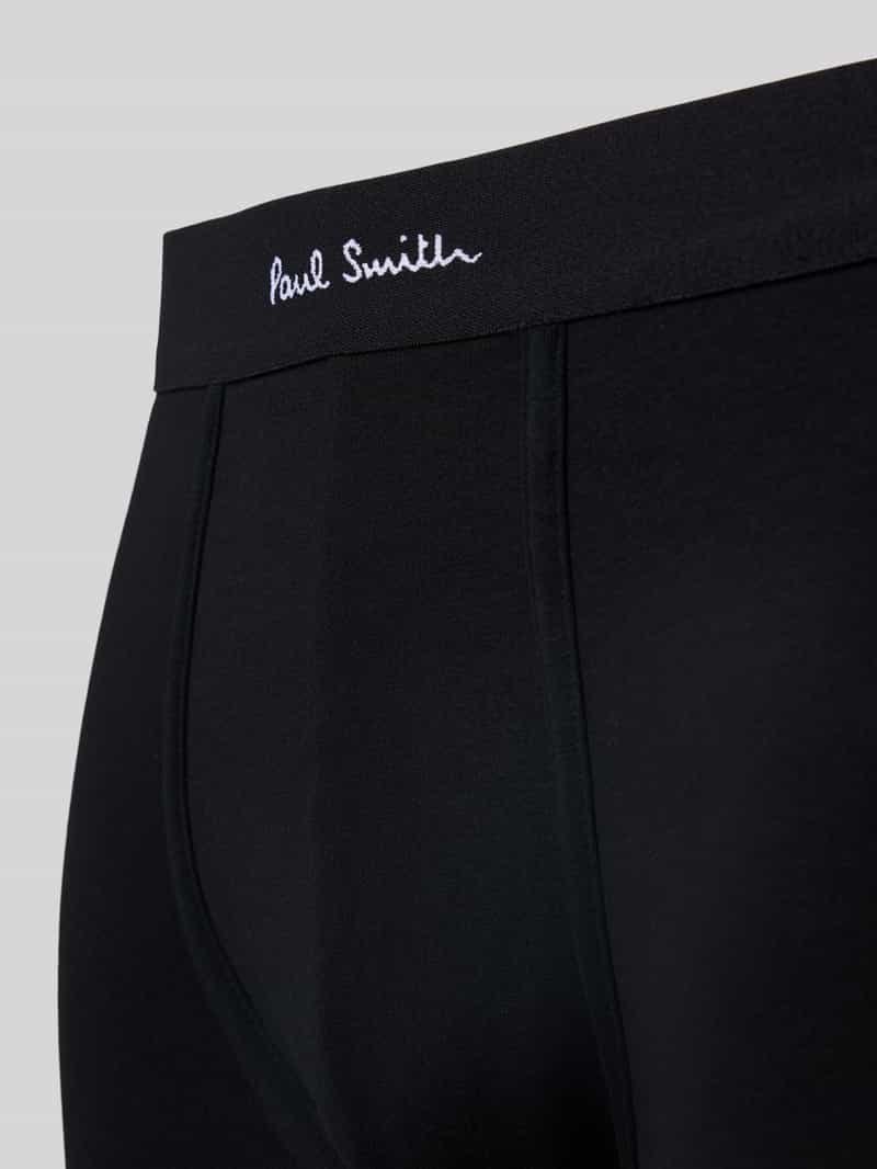 Paul Smith Boxershort met elastische band met logo in een set van 3 stuks
