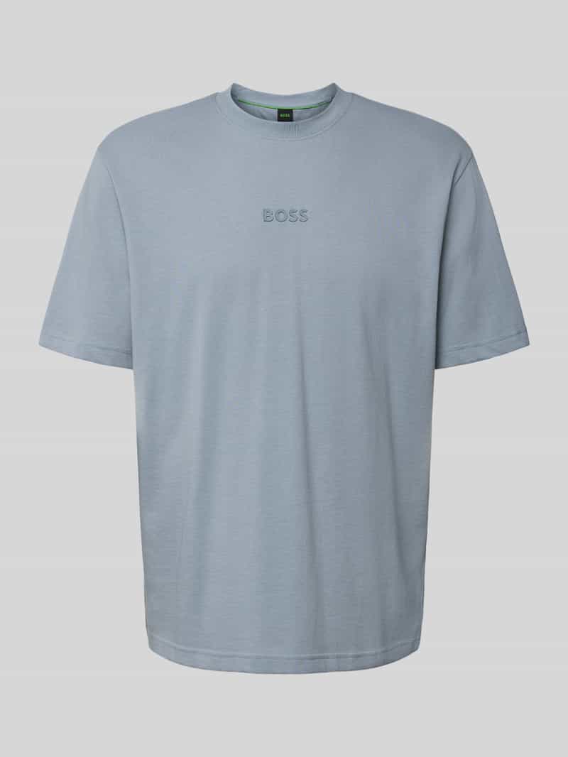 BOSS Green Regular fit T-shirt van puur katoen