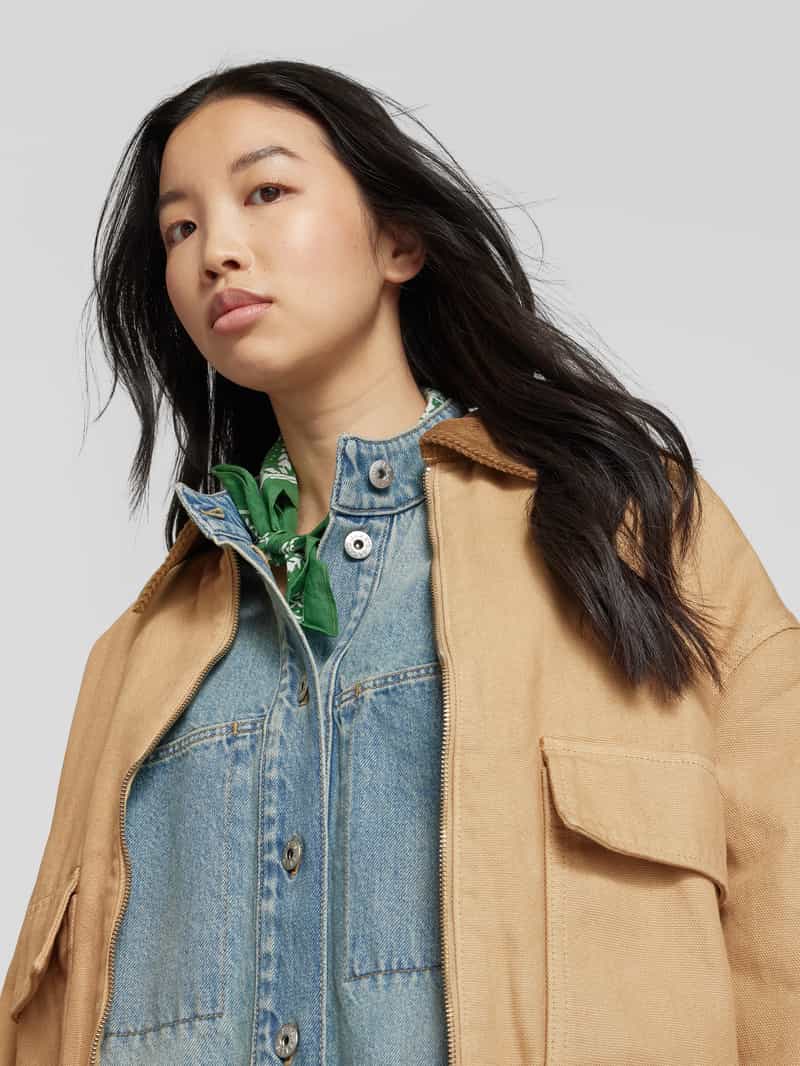 Jake*s Casual Jack met opgestikte klepzakken