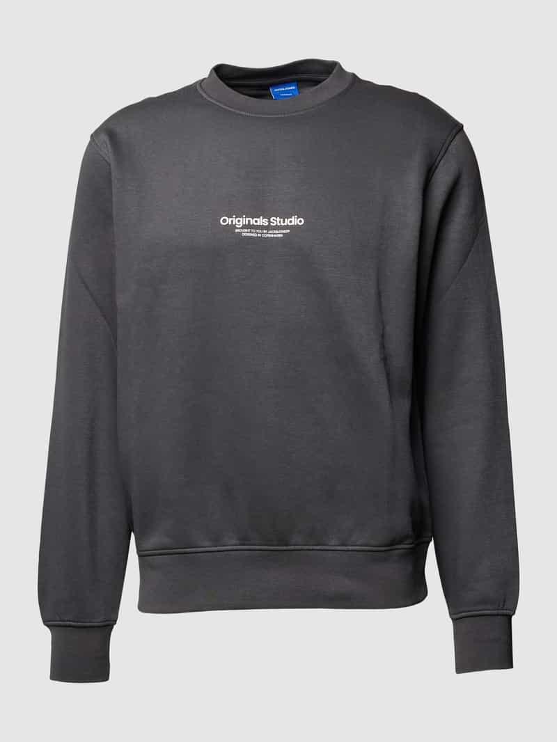 jack & jones Sweatshirt met labelprint model 'VESTERBRO'