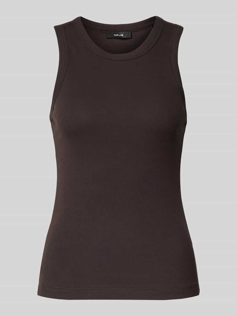Opus Tanktop met ribboorden model 'Ilesso'