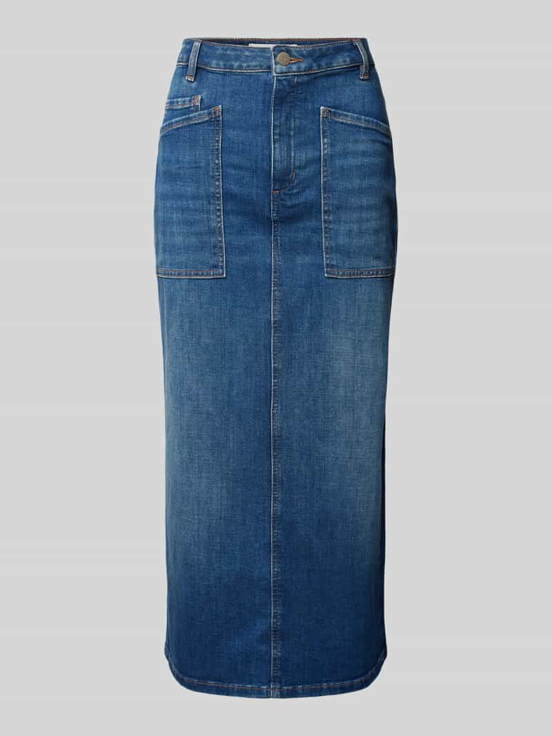 MARC O POLO Licht uitlopende jeansrok van katoenmix met 5-pocketmodel