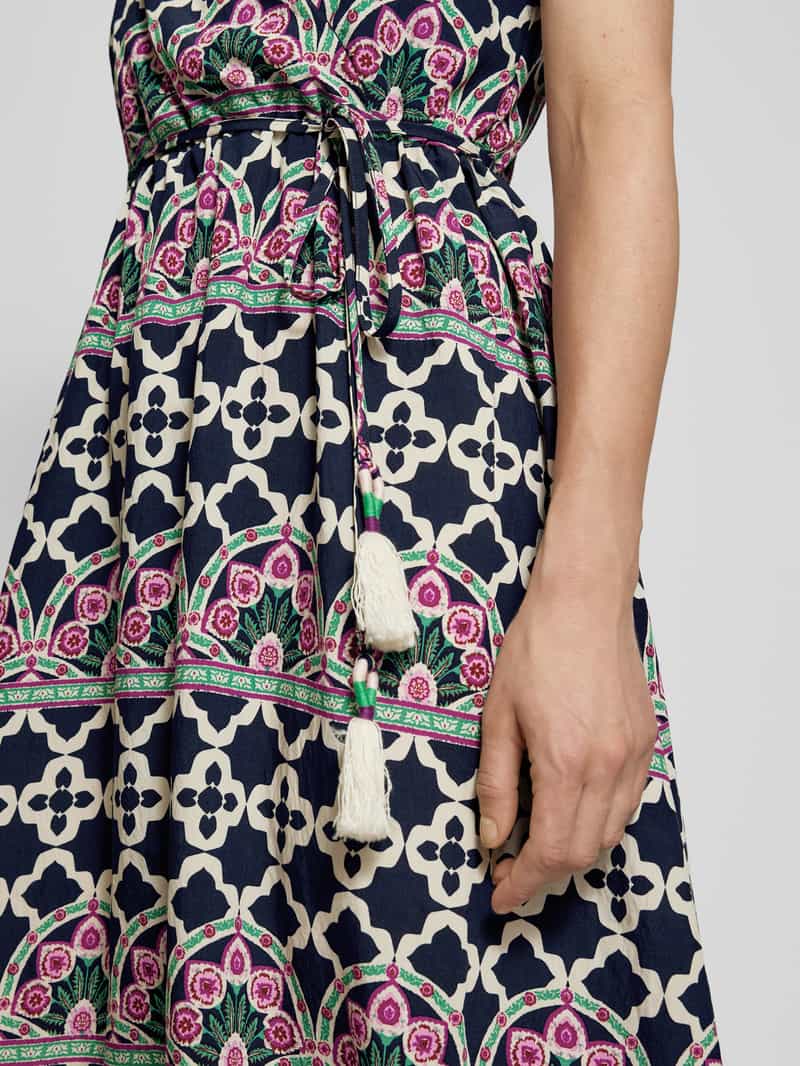 YAS Maxi-jurk in wikkellook