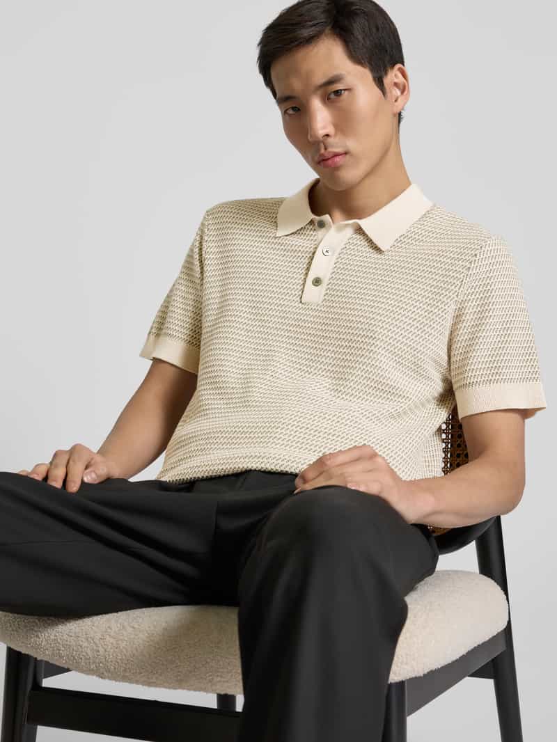 Jack & Jones Premium Regular fit poloshirt met labeldetail model 'SANDER'