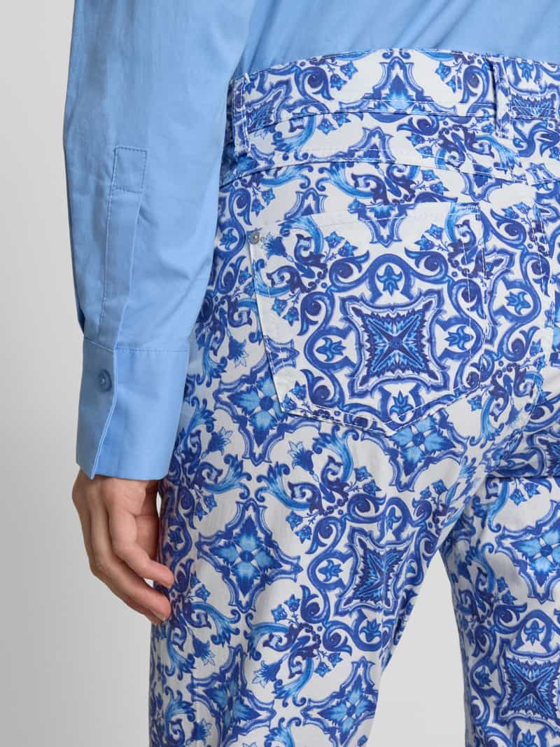 Angels Slim fit stoffen broek met verkort model 'ORNELLA'