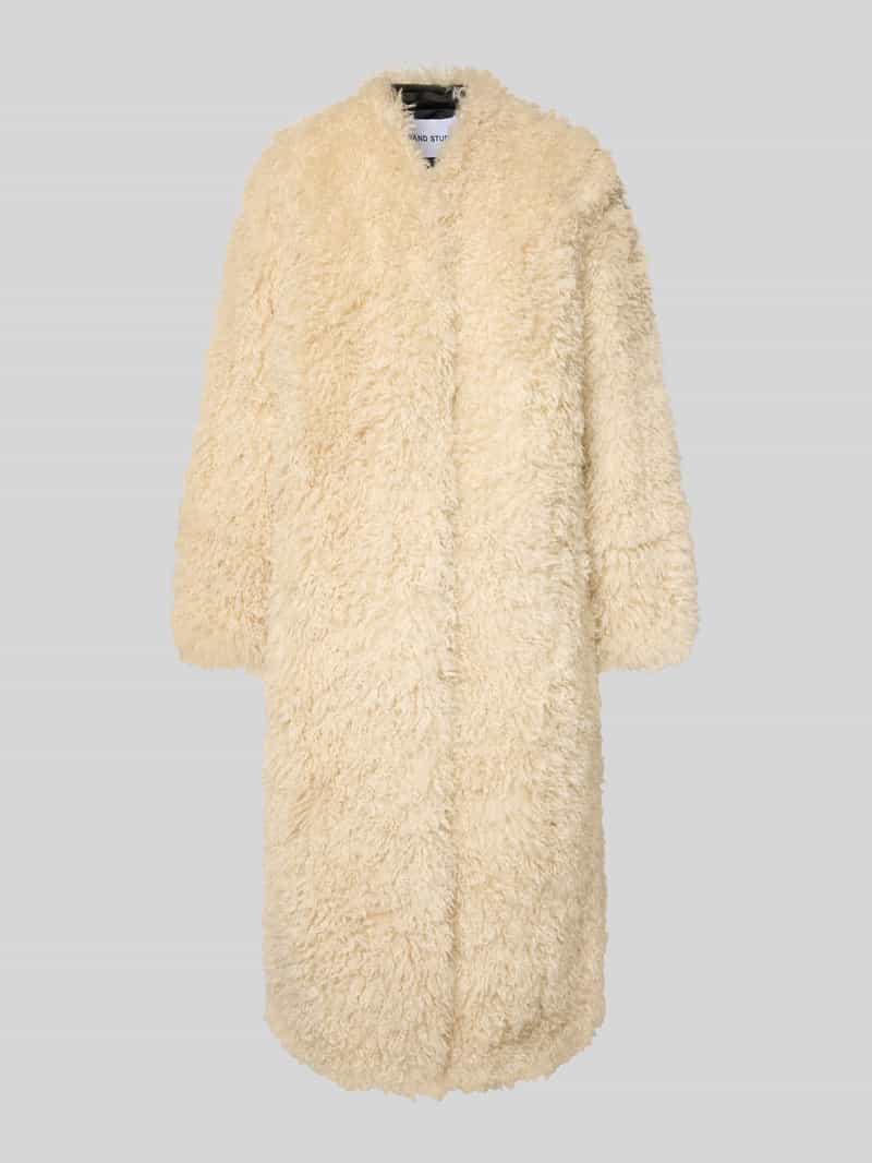 STAND STUDIO Lange jas van imitatiebont model 'Carolina'