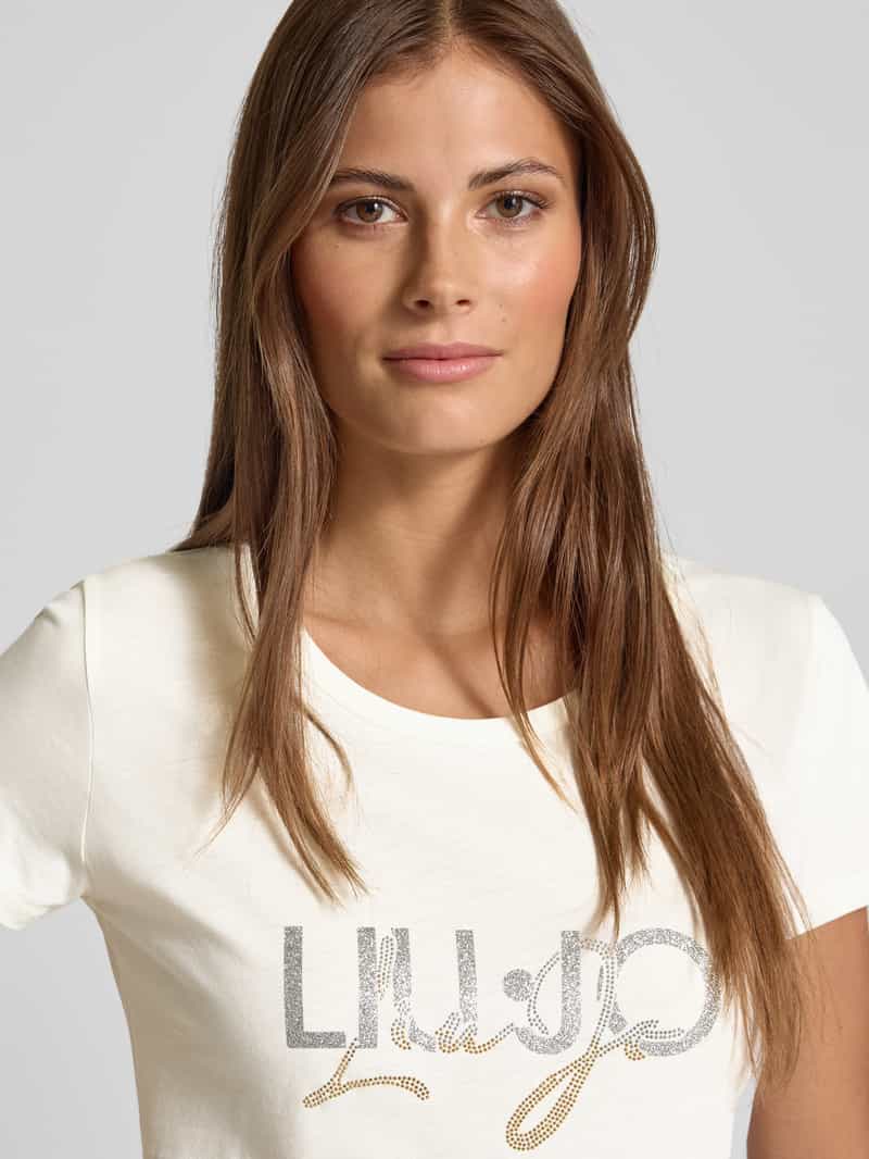 LIU JO SPORT T-shirt met labelprint