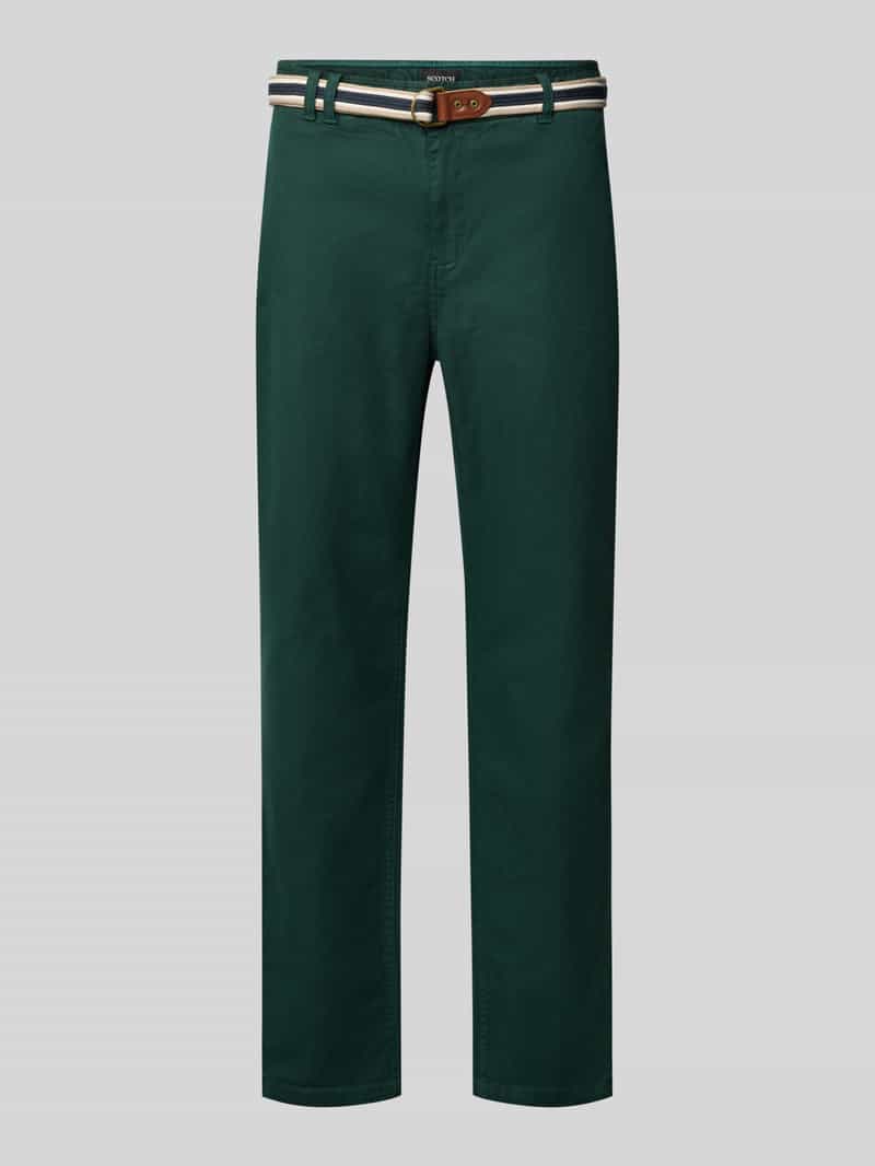 Scotch & Soda broek met riem model 'WARREN'