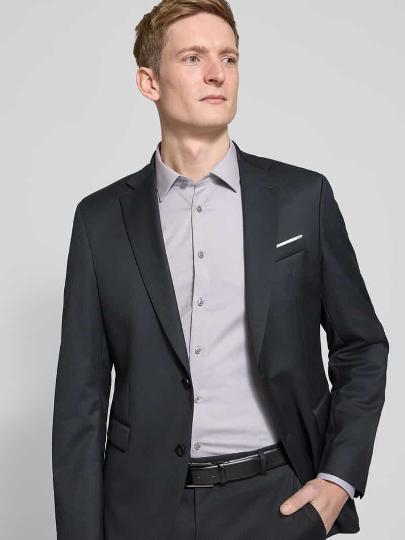 Eterna Regular fit zakelijk overhemd met kentkraag