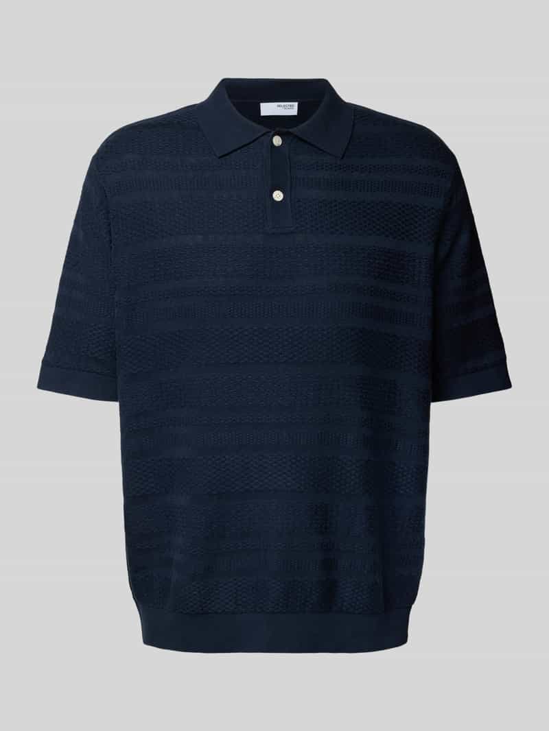 Selected Homme Relaxed fit poloshirt van puur katoen model 'FOAM'