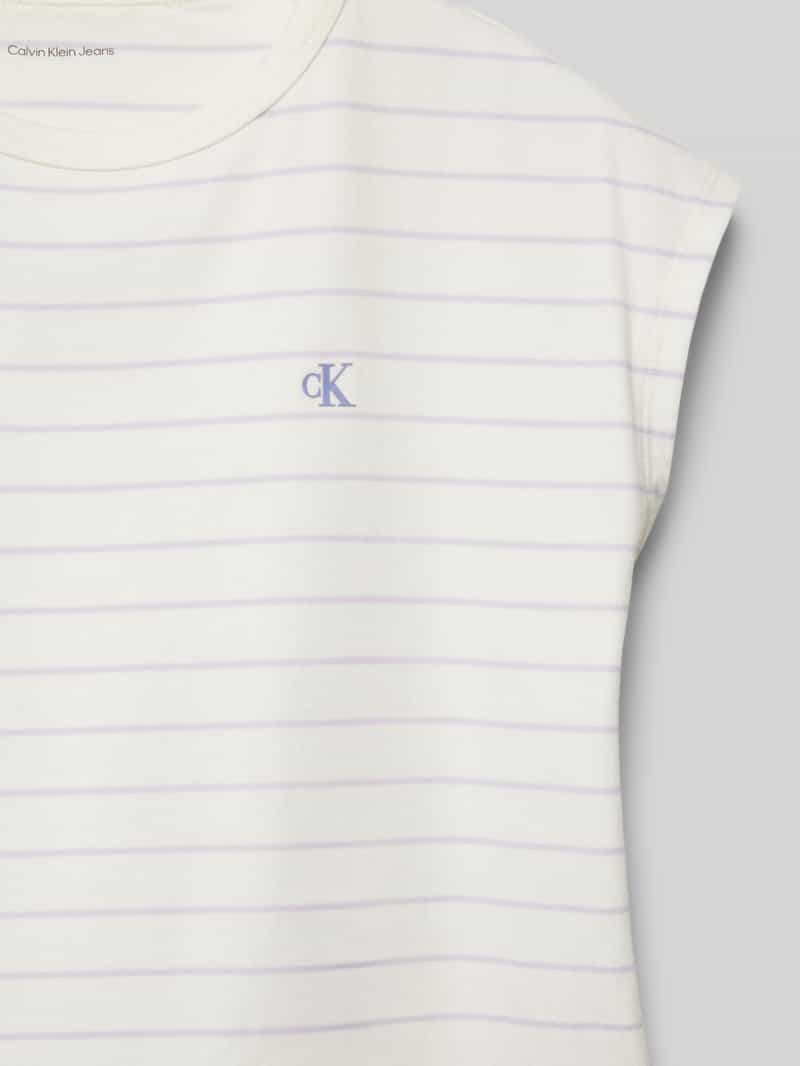 Calvin Klein Jeans T-shirt met labelstitching