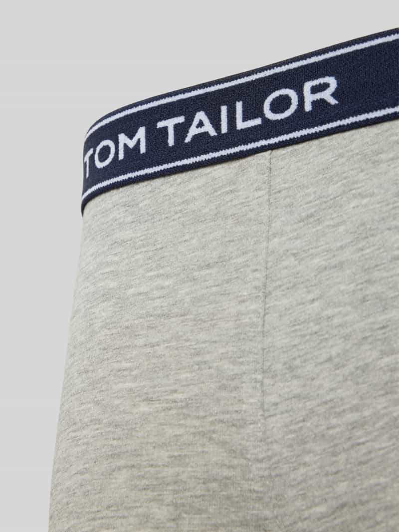 Tom Tailor Slim fit boxershort van een mix van katoen en elastaan