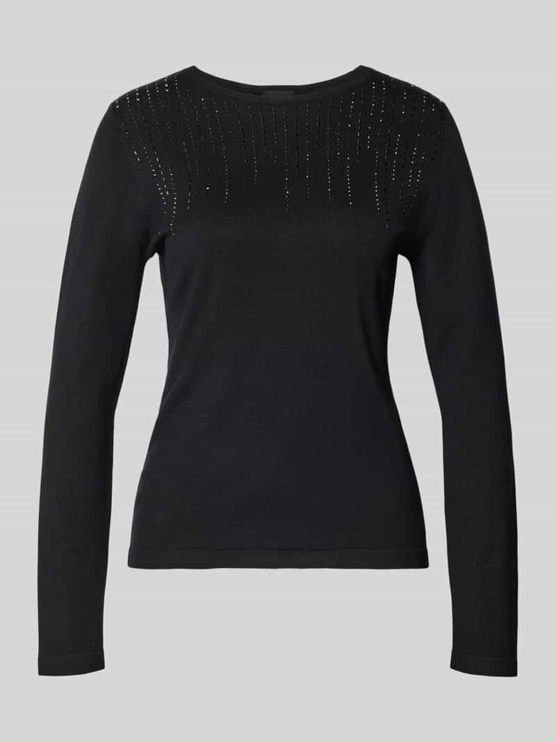 s.Oliver BLACK LABEL Slim fit pullover van viscosemix