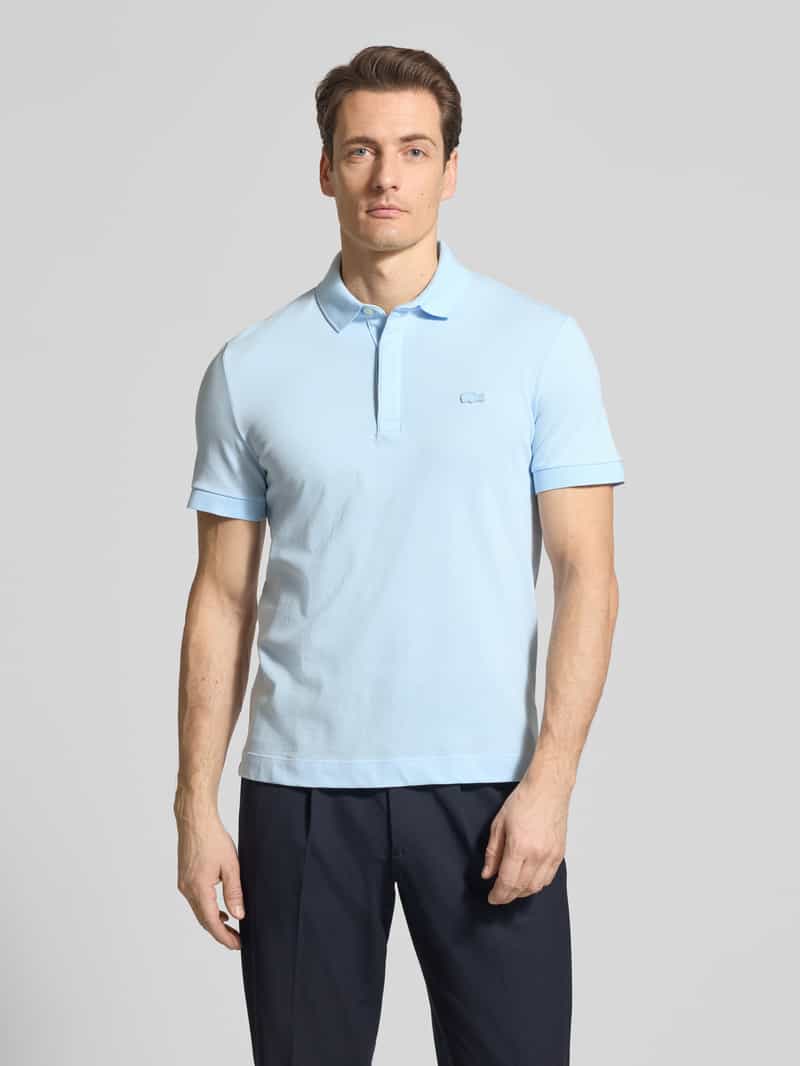 Lacoste Regular fit Poloshirt van Katoenmix blauw, foto 4