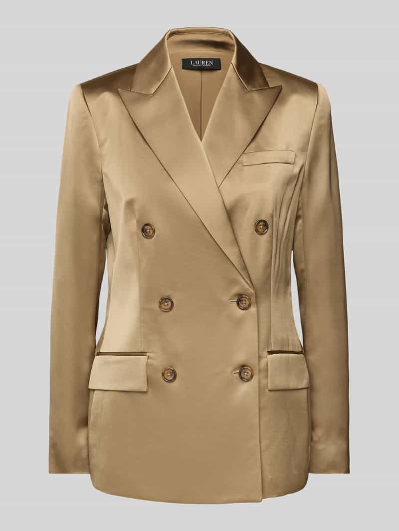Lauren Ralph Lauren Blazer van satijn met reverskraag model 'Ryen'
