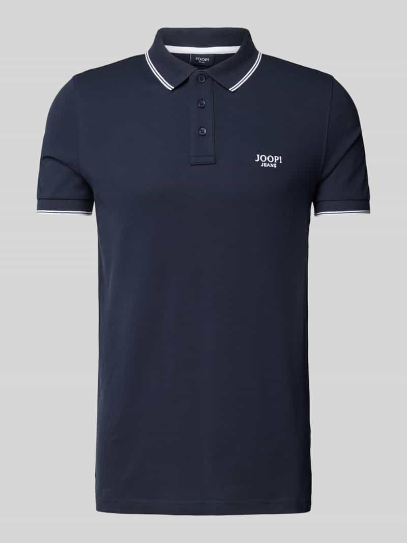 JOOP! JEANS Regular fit poloshirt met knoopsluiting model 'Agnello'