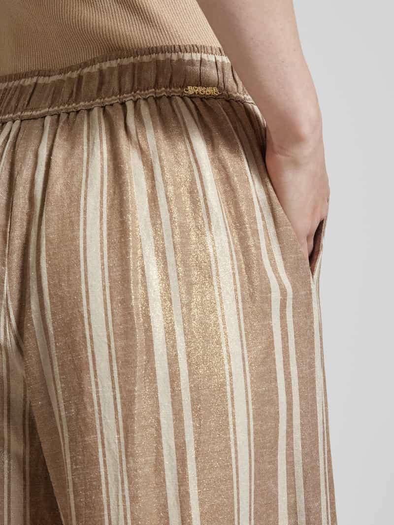 ROSNER Wide leg stoffen broek met elastische band model 'Mara Trend'