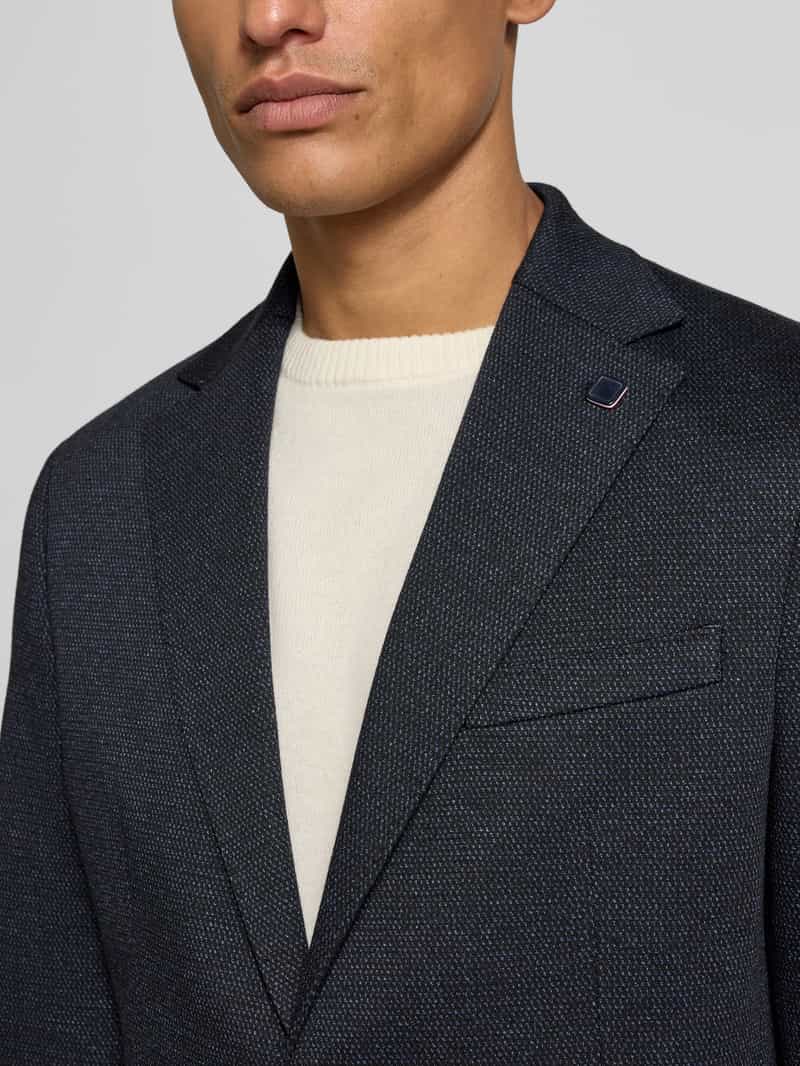 HECHTER PARIS Regular fit 2-knoops colbert met reverskraag
