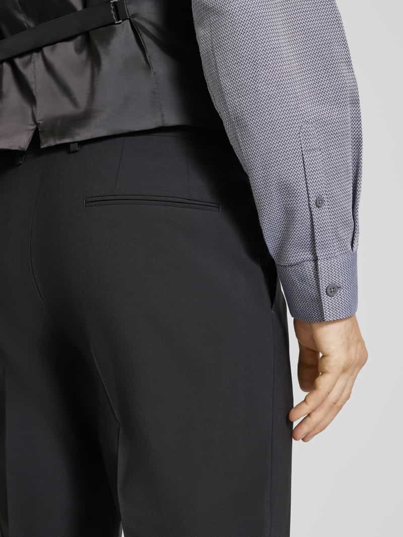 Boss Slim fit pantalon van scheerwolmix model 'H-GIO-MM-C-NF'