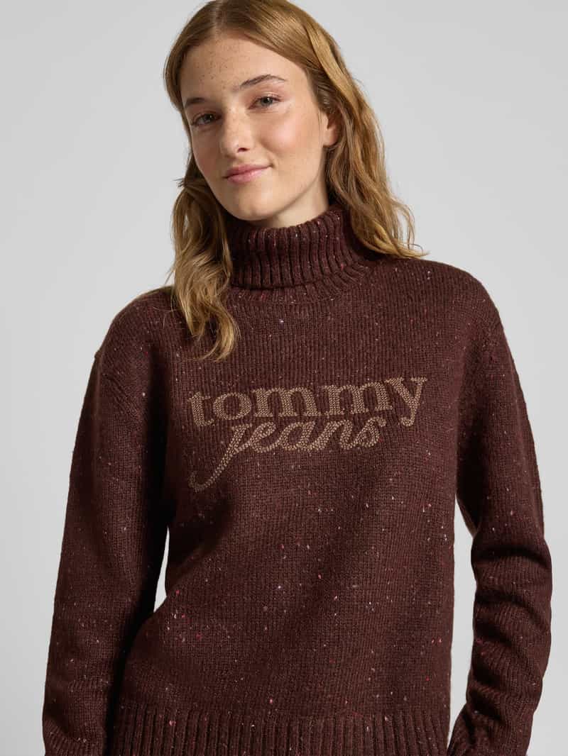 Tommy Jeans Regular fit coltrui met wol model 'NEP'