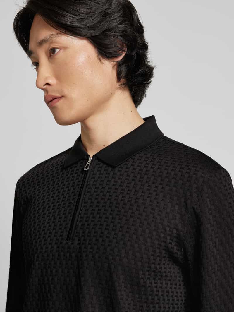 JOOP! Collection Poloshirt met korte ritssluiting