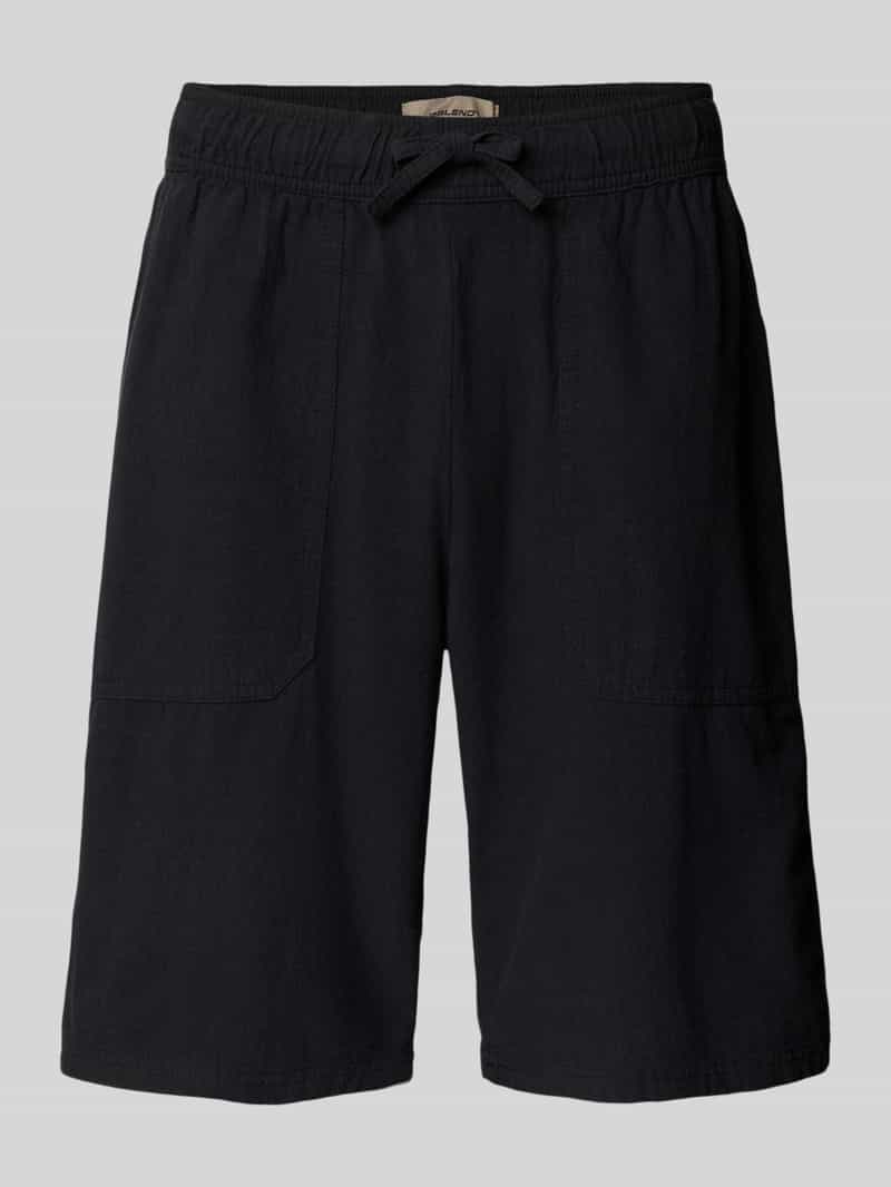 Blend Korte regular fit broek met elastische band model 'MORGAN'