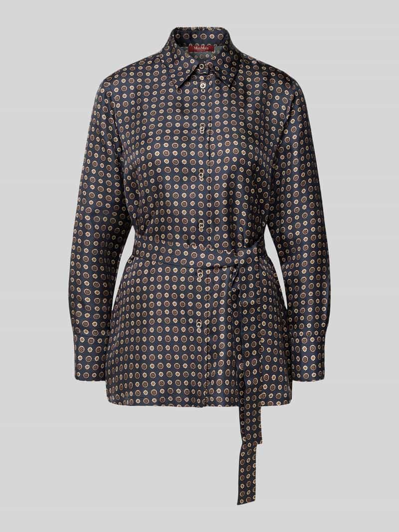 Max Mara Studio Regular fit overhemdblouse van pure zijde model 'BOCCALE'