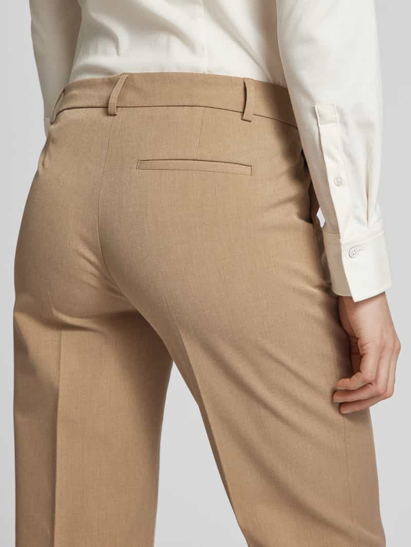 Christian Berg Woman Selection Wide leg stoffen broek met persplooien