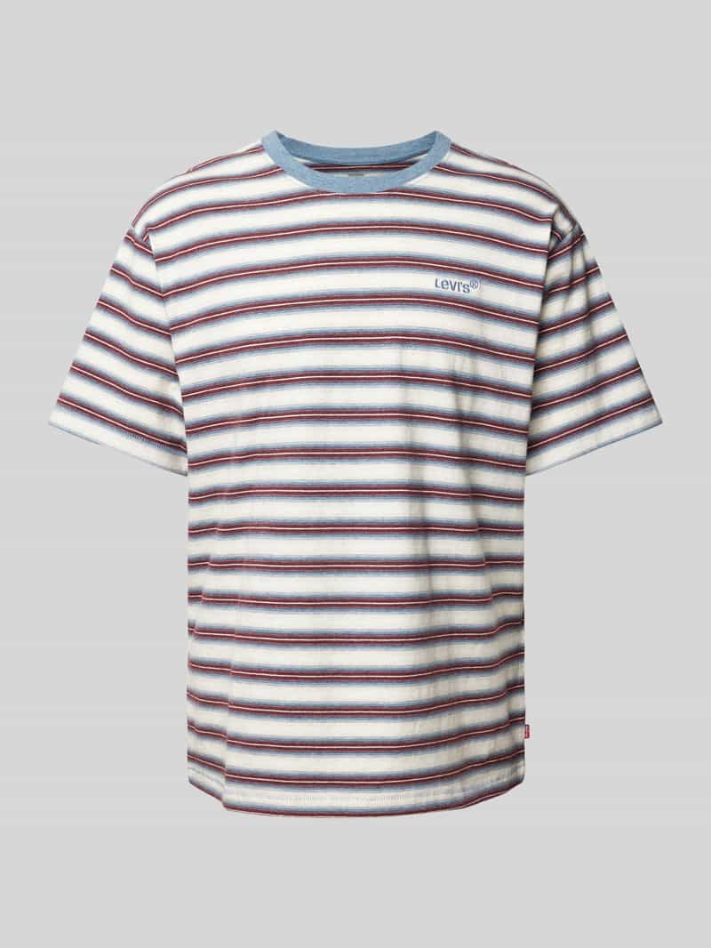 Levi's T-shirt met labelstitching