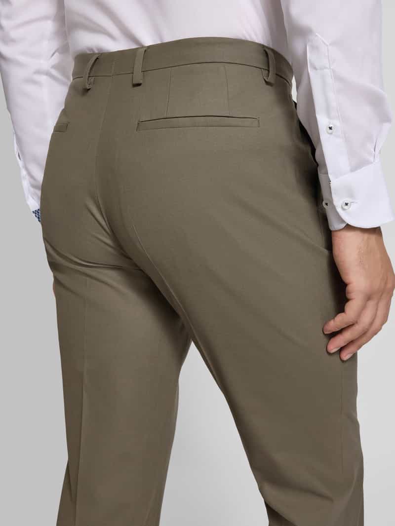 HUGO Skinny fit pantalon van wolmix model 'HESTEN253X'